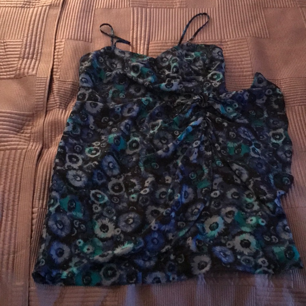 Lauren Conrad floral silk dress!